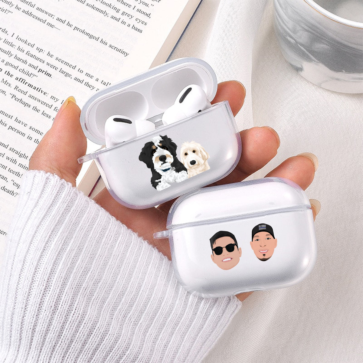 Custom Drawing Airpod Cases Personalized Drawing Gifts