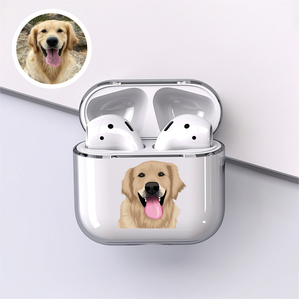 AirPod Case With a Photo of Your Dog Cat or Pet Custom Case 