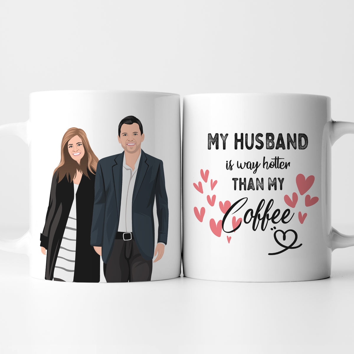 Husband shops mug