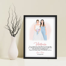 Load image into Gallery viewer, Custom Maid of Honor Portrait

