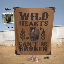 Load image into Gallery viewer, Custom Wild Hearts Horse Blanket
