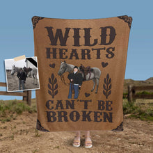 Load image into Gallery viewer, Custom Wild Hearts Horse Blanket
