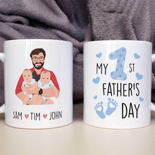 Load image into Gallery viewer, Personalized 1st Fathers Day Mug
