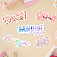 Load image into Gallery viewer, Personalized Girls Name Stickers
