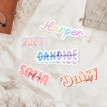 Load image into Gallery viewer, Personalized Girls Name Stickers
