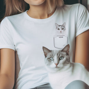 Custom "Cat in Pocket" Shirt
