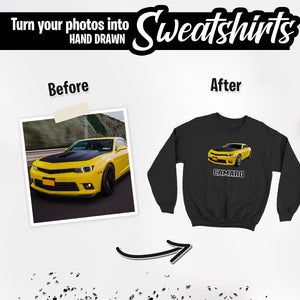 Custom Car Drawing Sweatshirt