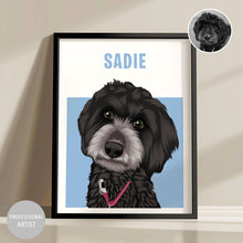 Load image into Gallery viewer, Custom Colored Pet Portrait
