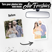 Load image into Gallery viewer, Custom Family Portrait Air Freshener
