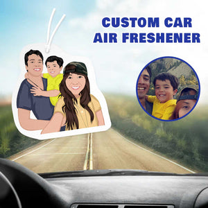 Custom Family Portrait Air Freshener