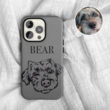 Load image into Gallery viewer, Custom Dog Sketch Phone Case
