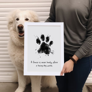 Custom Pet Paw Portrait