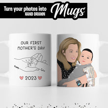 Load image into Gallery viewer, Personalized First Mothers Day Mug
