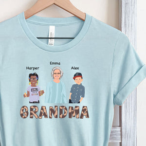 Custom Grandma & Grandkids Shirt
