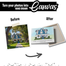 Load image into Gallery viewer, Custom Home Portrait Canvas
