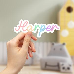 Personalized Girls Name Stickers