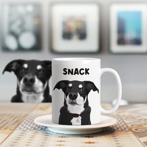 Pet Portrait Mug Personalized
