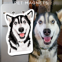 Load image into Gallery viewer, Custom Dog Face Magnets
