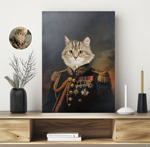 Custom Royal Pet Canvas - The General