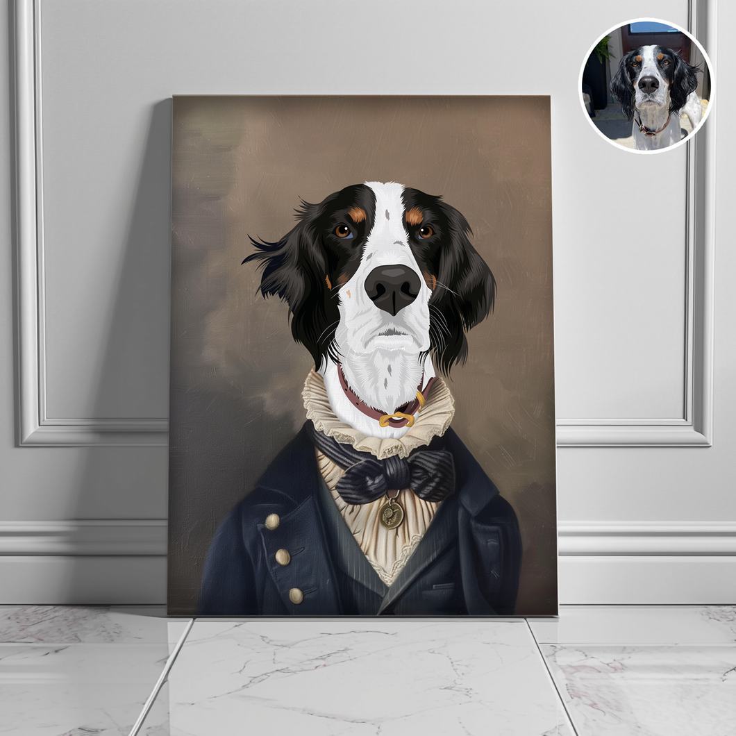 Custom Royal Pet Canvas - The Aristocrat