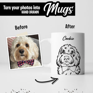 Custom Pet Sketch Mug