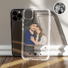 Load image into Gallery viewer, Custom Couples Song Clear Case
