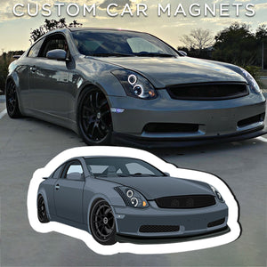 Custom Car Drawing Magnets