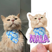 Load image into Gallery viewer, Custom Cat Portrait Stickers
