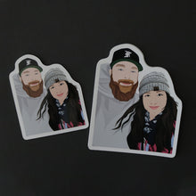 Load image into Gallery viewer, Custom BF GF BAE couples Stickers
