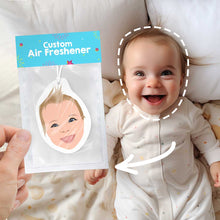 Load image into Gallery viewer, Personalized Baby Face Car Air Freshener

