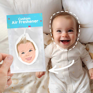 Personalized Baby Face Car Air Freshener