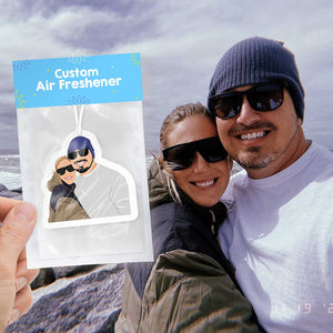 Personalized Couples Portrait Air Freshener