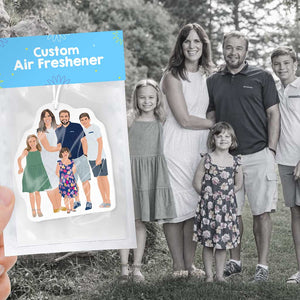 Custom Family Portrait Air Freshener