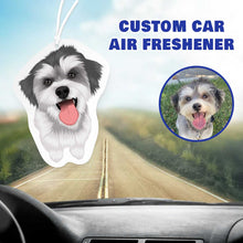 Load image into Gallery viewer, Personalized Dog Portrait Air Freshener
