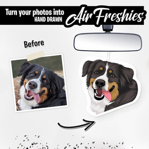 Personalized Dog Face Air Freshener