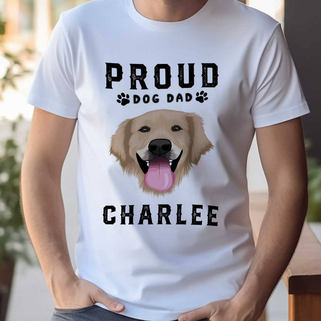 Personalized Dog Dad Shirt
