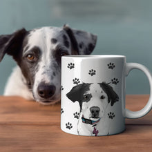 Load image into Gallery viewer, Personalized Pet &amp; Paw Pattern Mug
