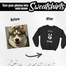 Load image into Gallery viewer, Custom Pet Mama Sweatshirt
