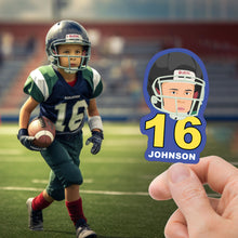 Load image into Gallery viewer, Personalized Sports Player Stickers
