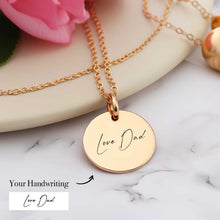 Load image into Gallery viewer, Custom Handwriting Necklace
