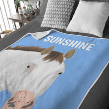 Load image into Gallery viewer, Custom Drawn Horse Blanket
