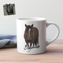 Load image into Gallery viewer, Custom Horse Drawing Mug
