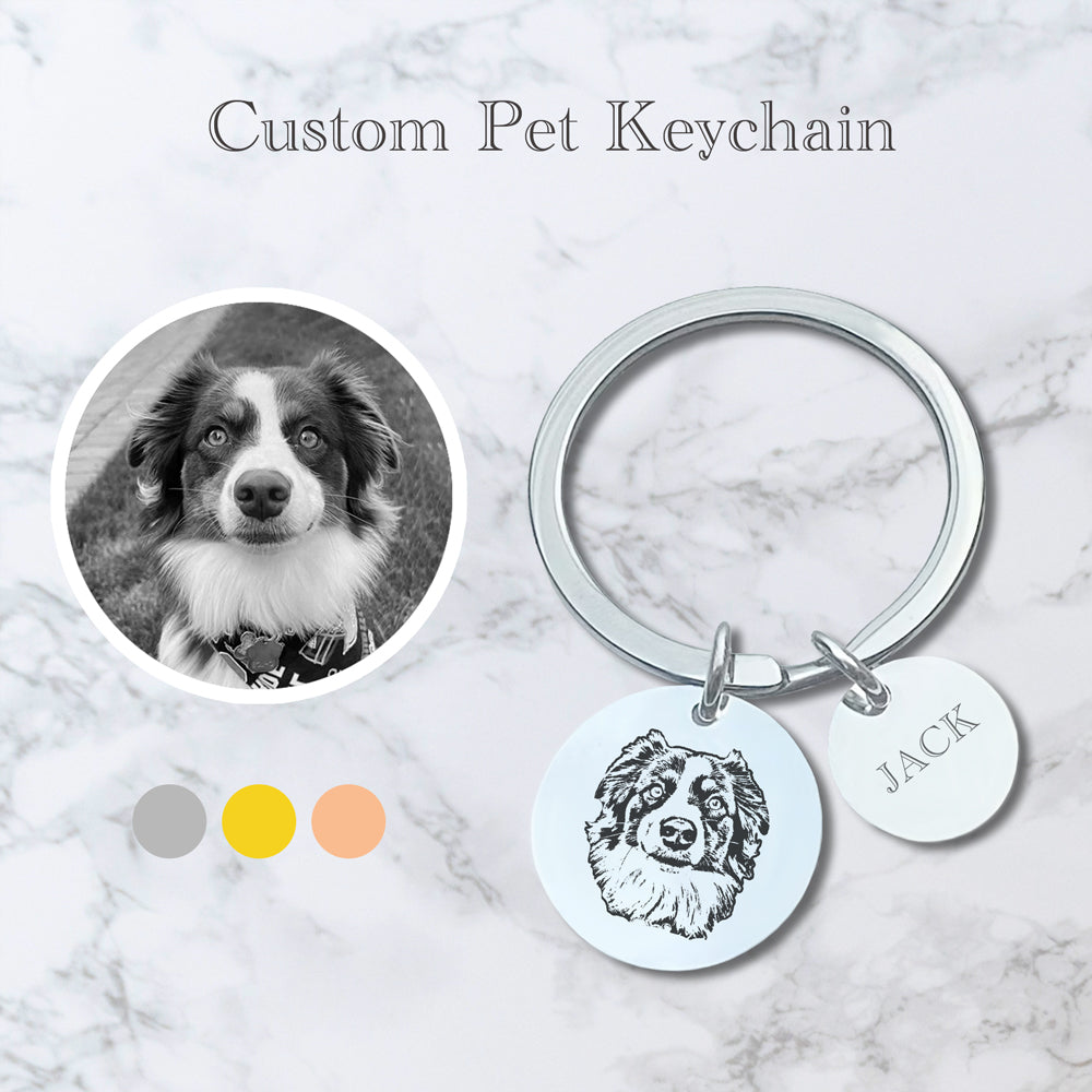 Custom Pet Charm Keychain
