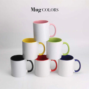 Custom Pet Portait Colored Mug