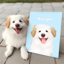 Load image into Gallery viewer, Custom Dog Portrait Canvas
