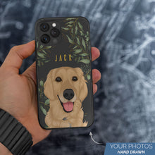 Load image into Gallery viewer, Custom Dog Clear Case - Leaves Pattern
