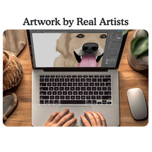 Load image into Gallery viewer, Custom Dog Portrait Blanket
