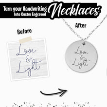 Load image into Gallery viewer, Custom Handwriting Necklace

