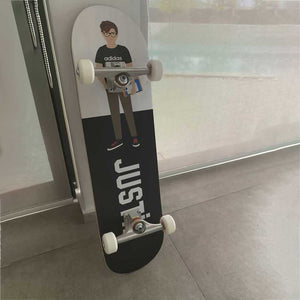 Custom Kid Skateboard Wall Art