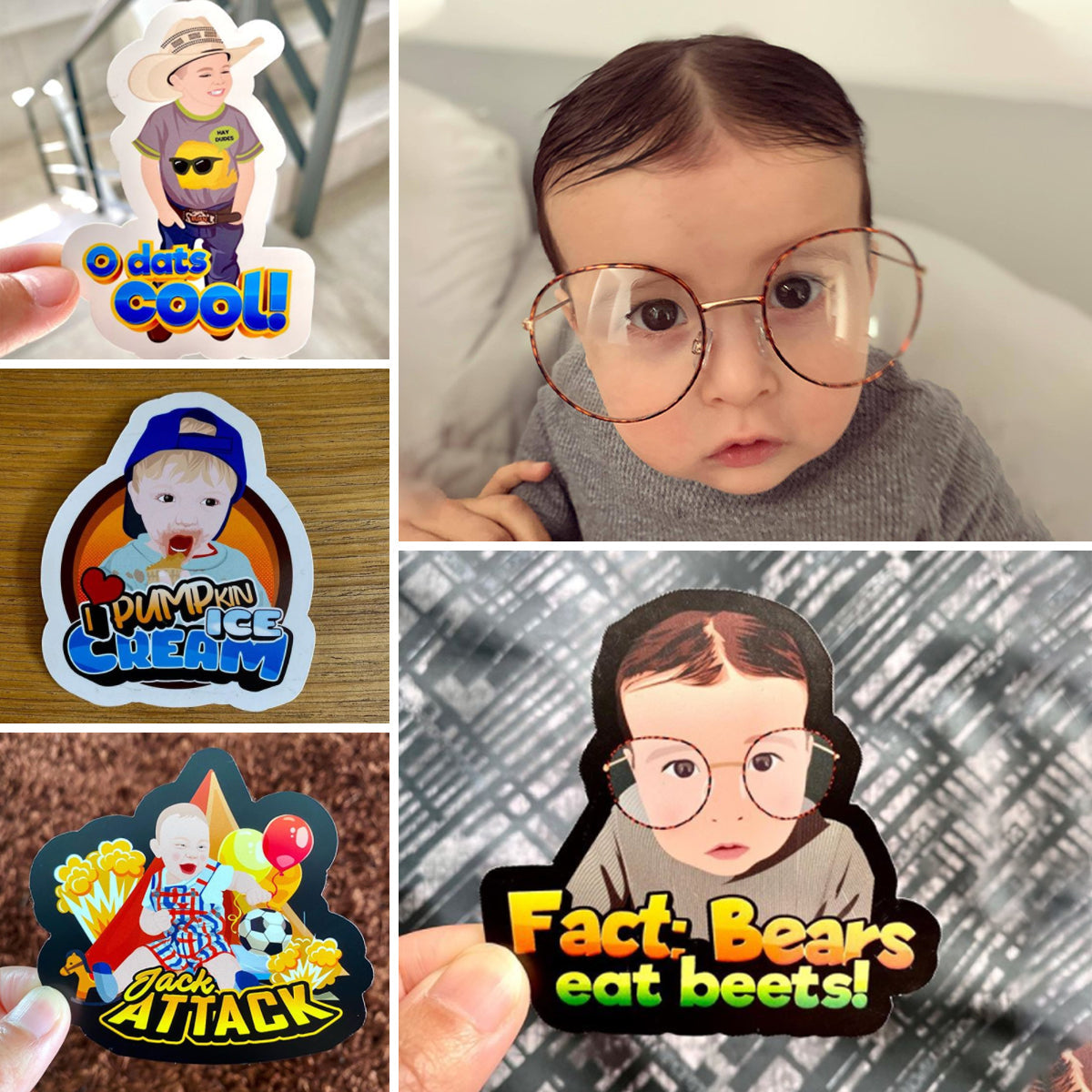 Awesome Custom Face Sticker From Your Photos - TOONHUBB